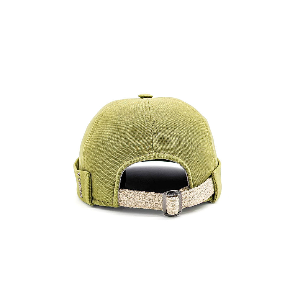 doria-1905-zuccotto-tuddy-in-canvas-di-cotone-verde-oliva image 3
