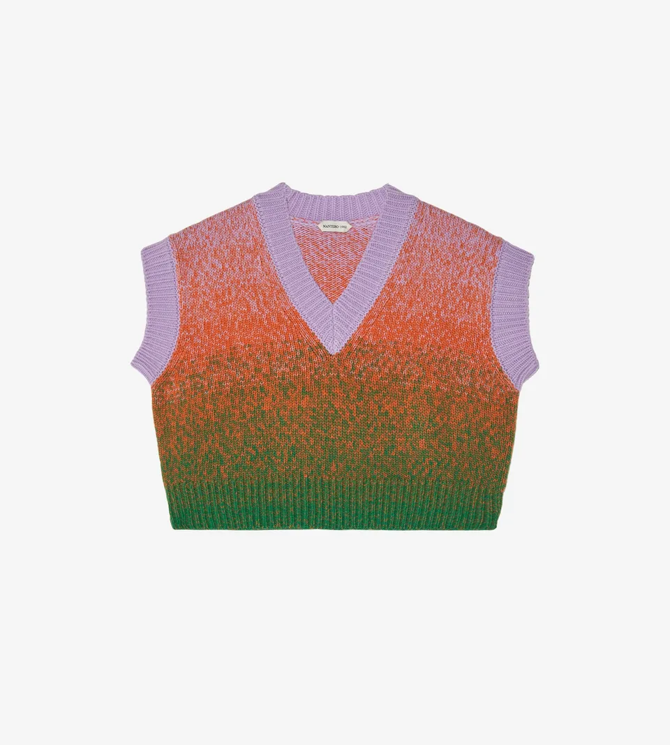 mantero-1902-lucy-gilet-in-lana-scollo-a-v-moulin-2 image 1