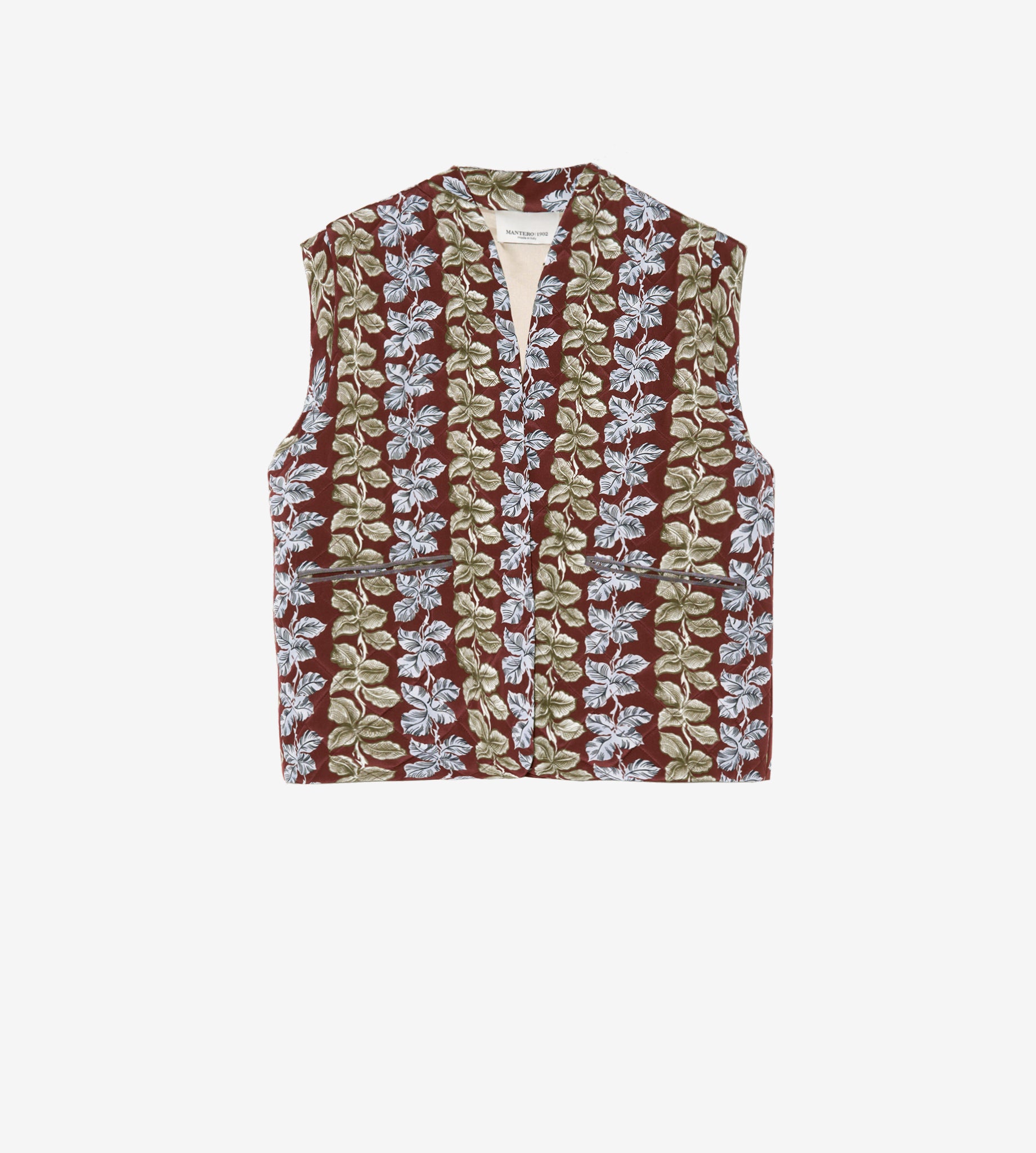 mantero-1902-nora-gilet-trapuntato-donna image 1