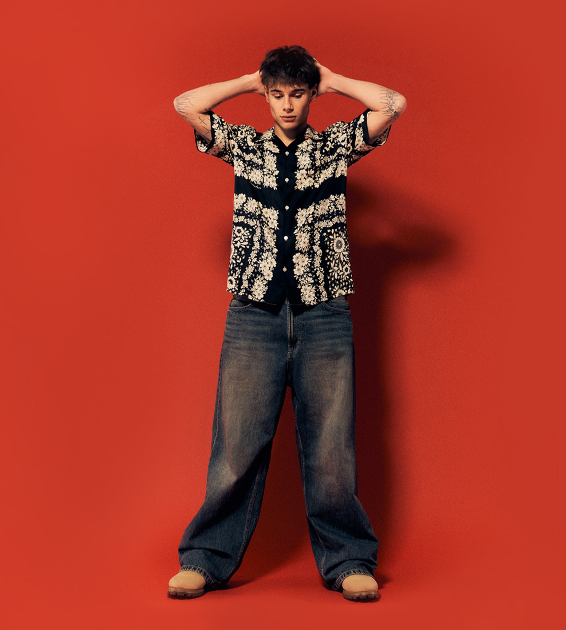 mantero-1902-aloha-camicia-hawaiana-in-twill-di-seta-con-bottoni-logati image 5