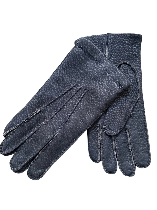 merola-gloves-guanti-in-pelle-carpincho-cuciti-a-mano-foderati-in-cashmere-blu image 1
