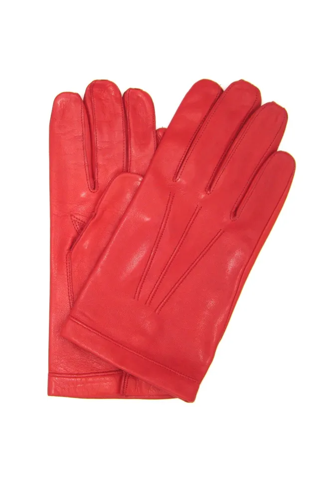 sermoneta-gloves-guanto-classico-in-nappa-foderato-seta-rosso image 1
