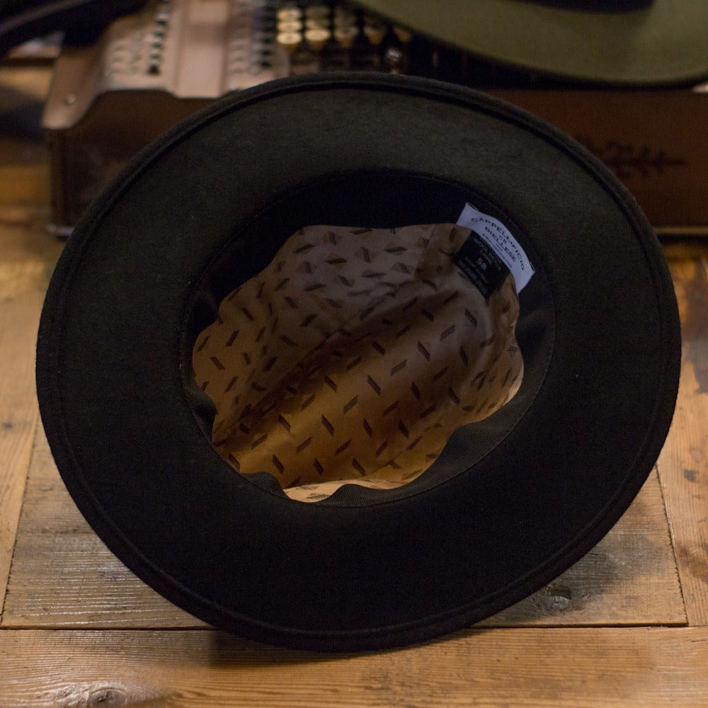 cappellificio-biellese-1935-fedora-nero-doppio-nastro image 2