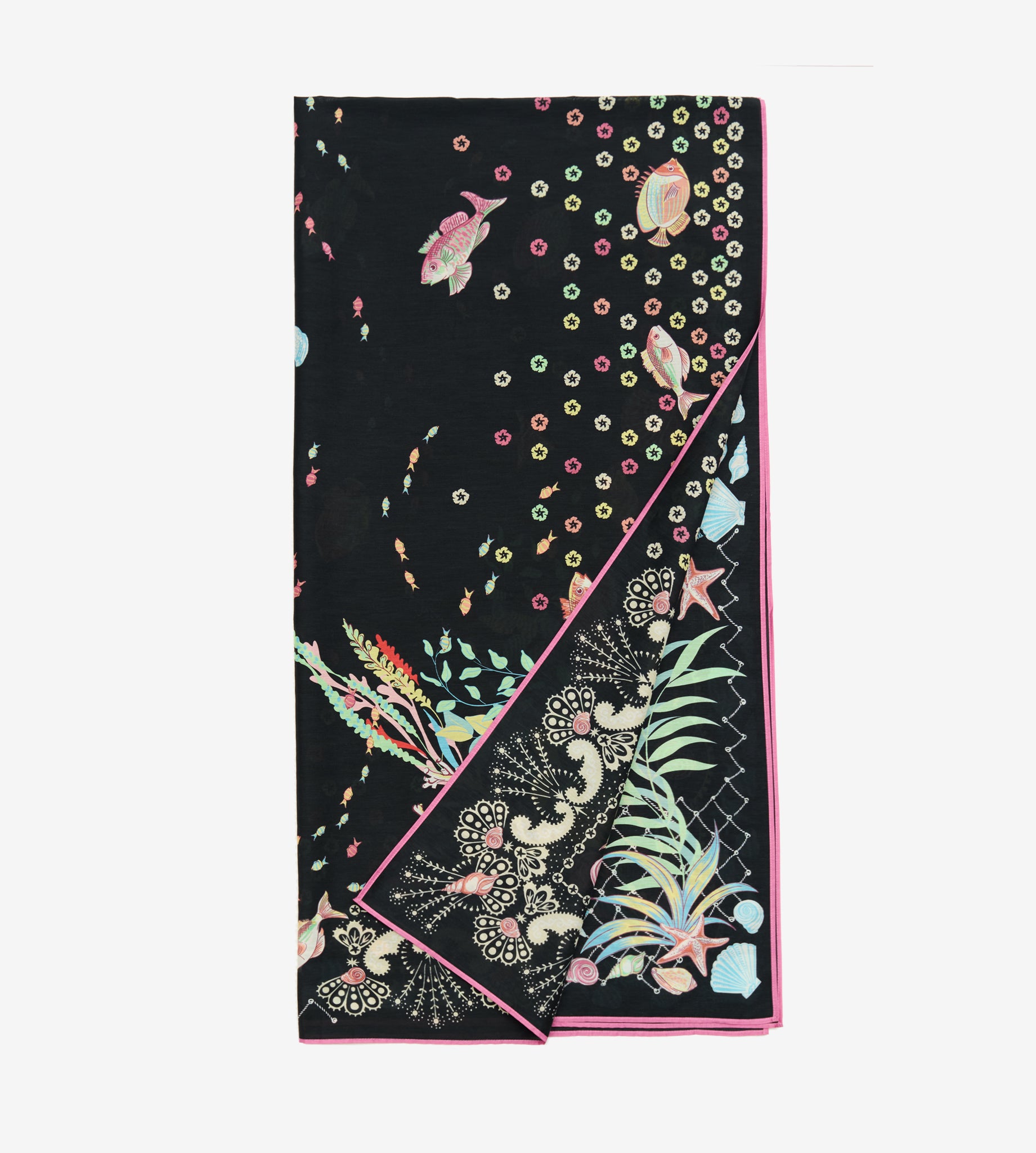 foulard-starfish-stories-mantero-1902-grande-formato-100x195-cm-made-in-italy image 6
