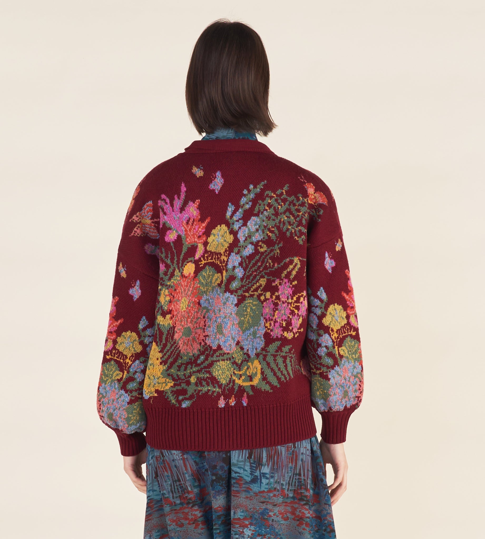 mantero-1902-claude-cardigan-oversize-in-lana-jacquard image 5