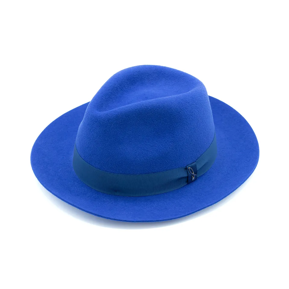 doria-1905-drop-cappello-in-feltro-di-lapin-velour-blu-marine image 1