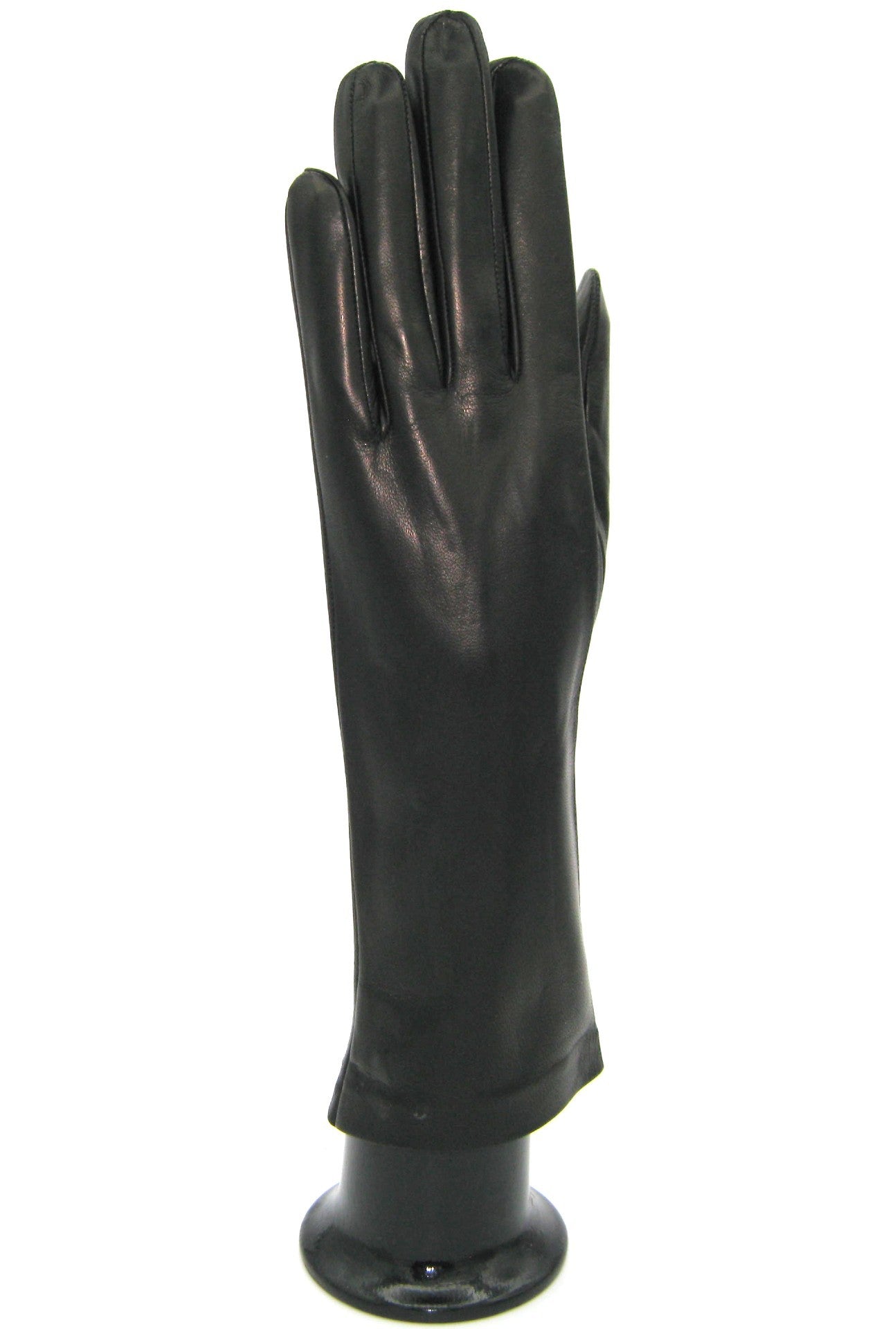 sermoneta-gloves-guanto-classico-donna-nappa-foderato-seta-4bt-nero image 5