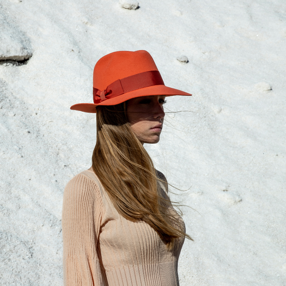 doria-1905-vittorio-cappello-fedora-in-feltro-di-lapin-rasato-aurora image 2