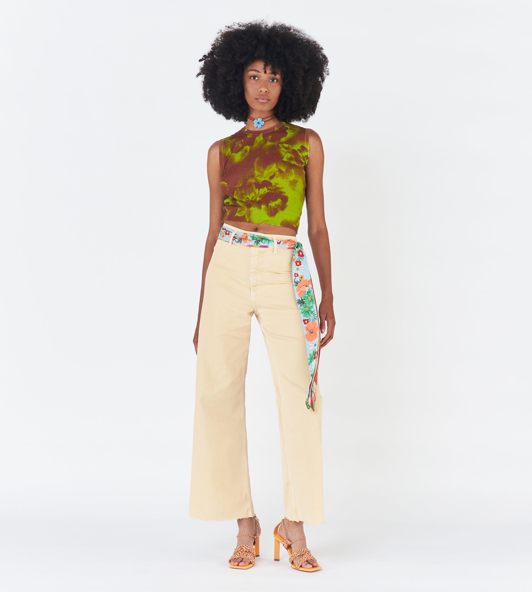 mantero-1902-meghan-top-di-maglia-in-cotone-cropped-girocollo-a-costine-stampato image 3