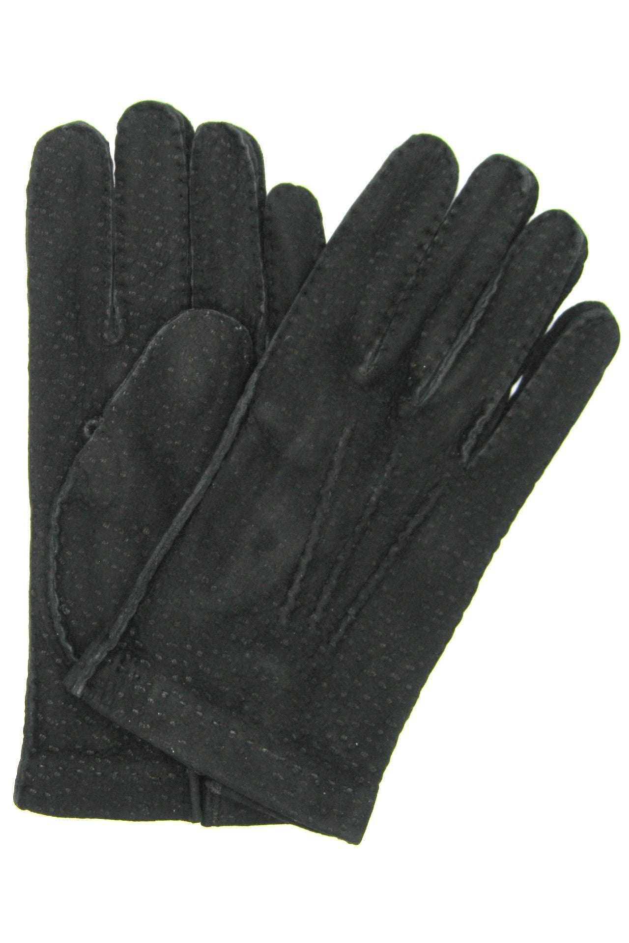 sermoneta-gloves-guanto-in-carpinchos-sfoderato-cucito-a-mano-nero image 1