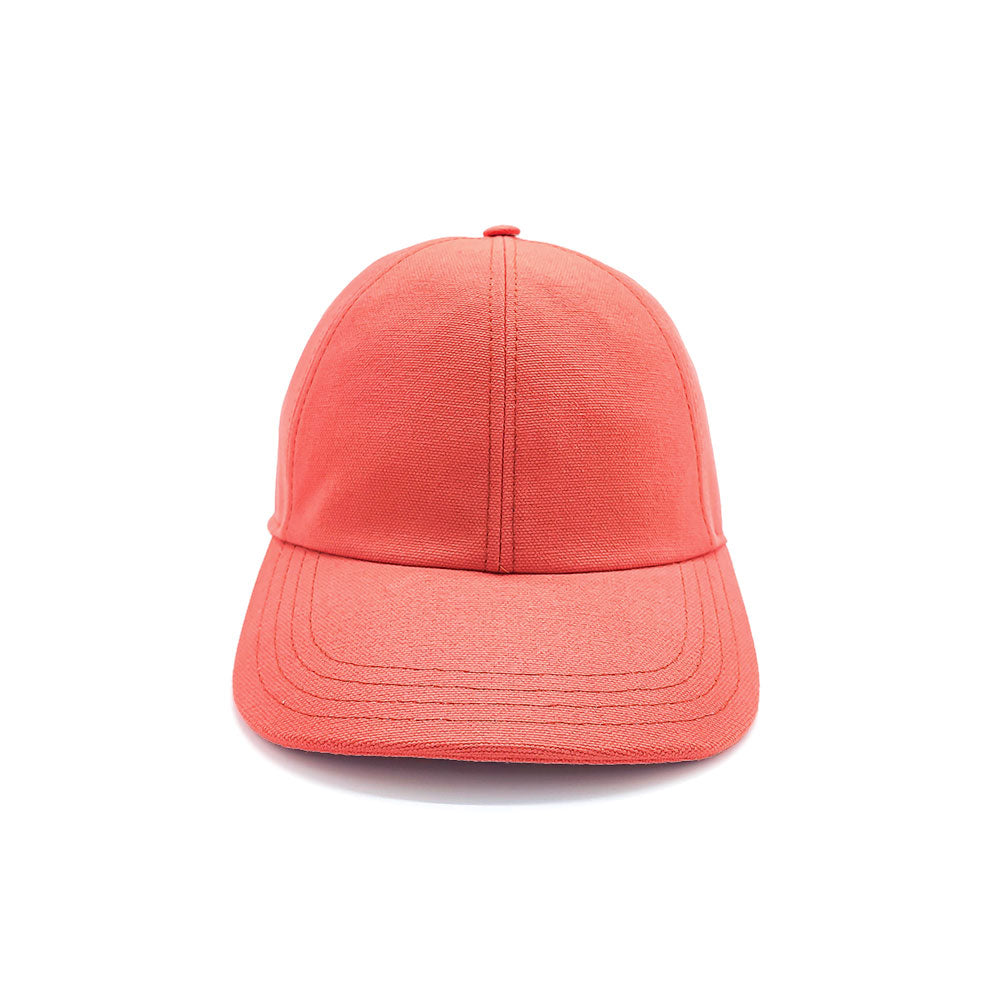 doria-1905-icon-cappello-baseball-tela-olona-corallo-con-fibbia image 4