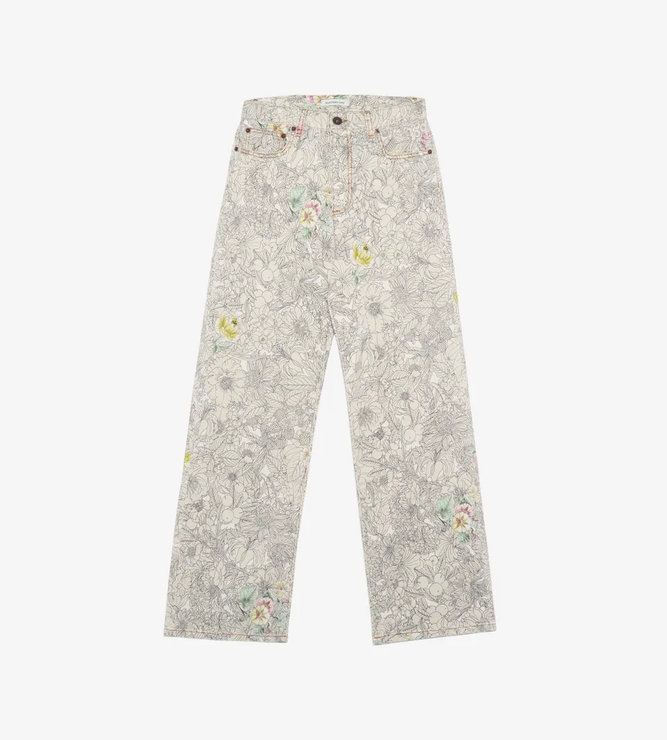 mantero-1902-jolie-jeans-stampato-a-cinque-tasche-gamba-ampia-made-in-italy-2 image 1