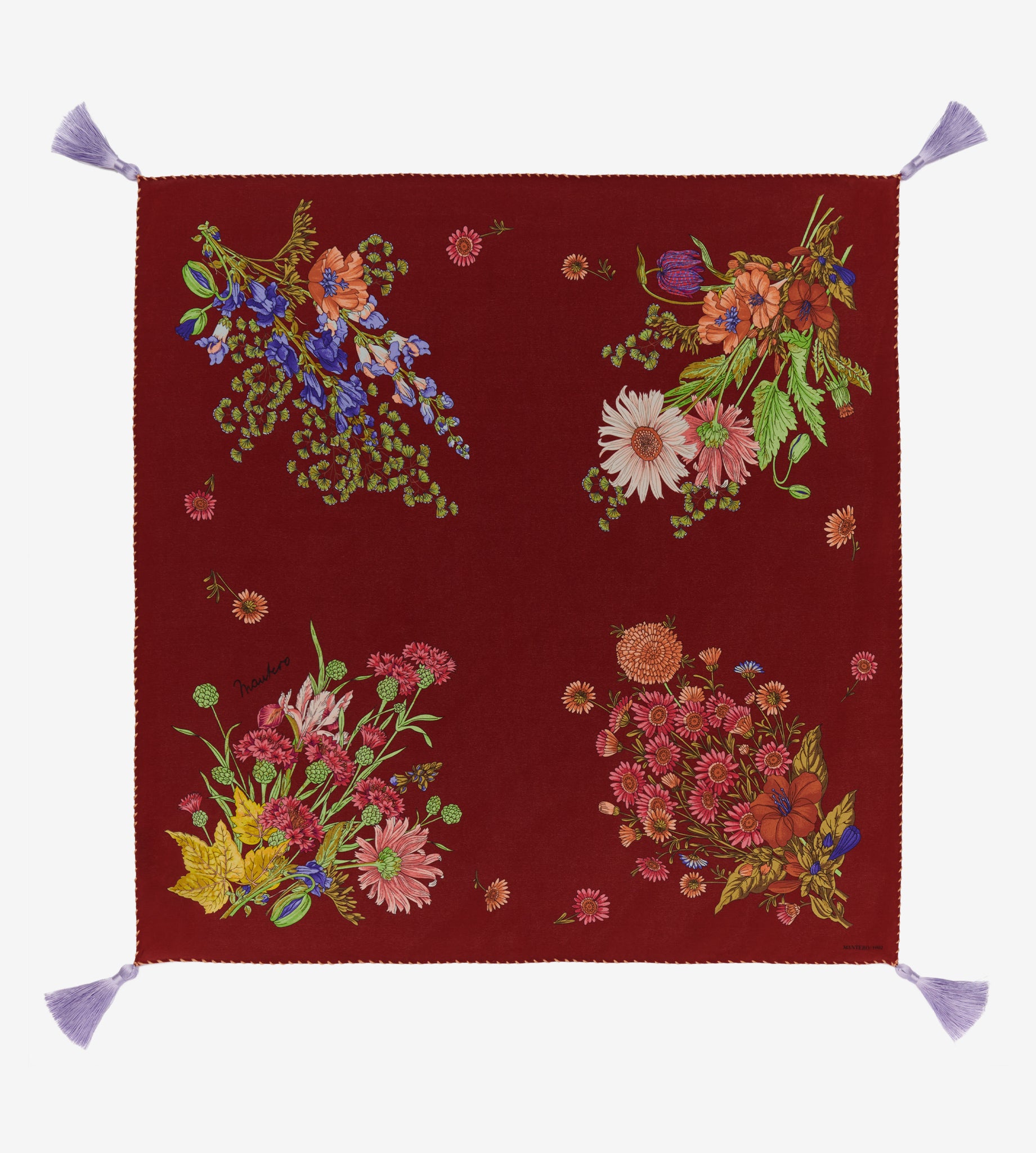 mantero-1902-flowers-euphoria-small-carr-67x67-cm image 1