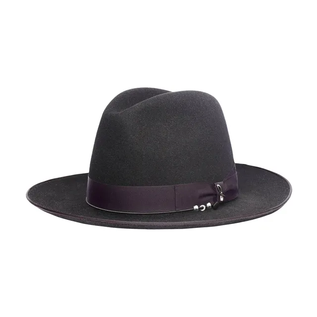 doria-1905-federico-fedora-feltro-lapin-grigio-fumo image 1