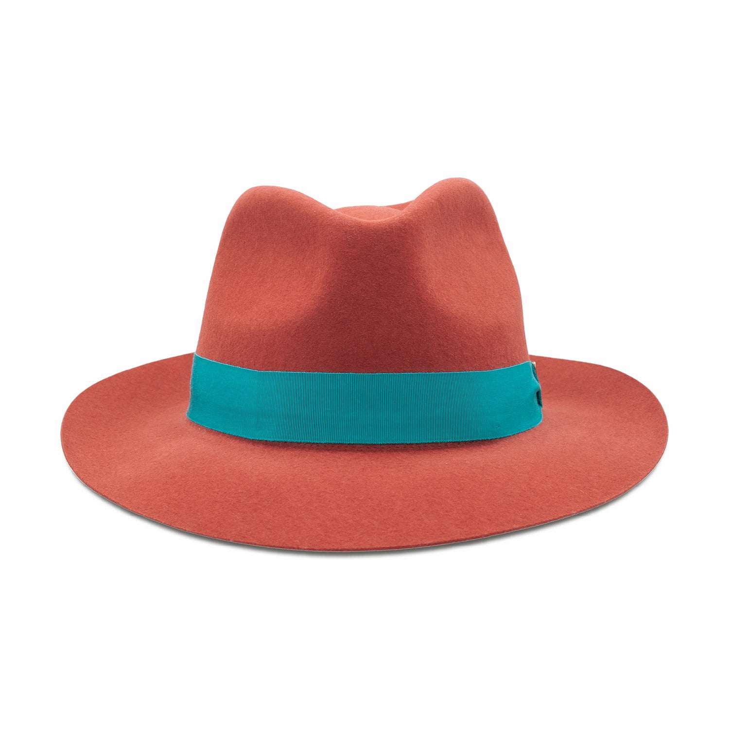 doria-1905-drop-cappello-in-feltro-di-lapin-rosso-corallo image 3