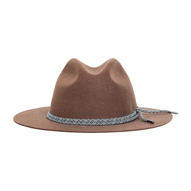 doria-1905-clint-cappello-fedora-in-feltro-di-lana-con-cinta-laccio image 1
