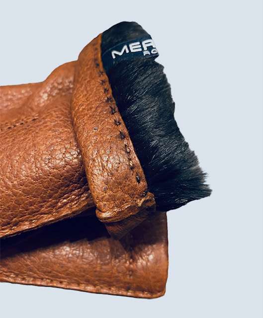merola-gloves-guanti-in-pelle-di-pecari-foderati-in-pelliccia-cuciti-a-mano image 2