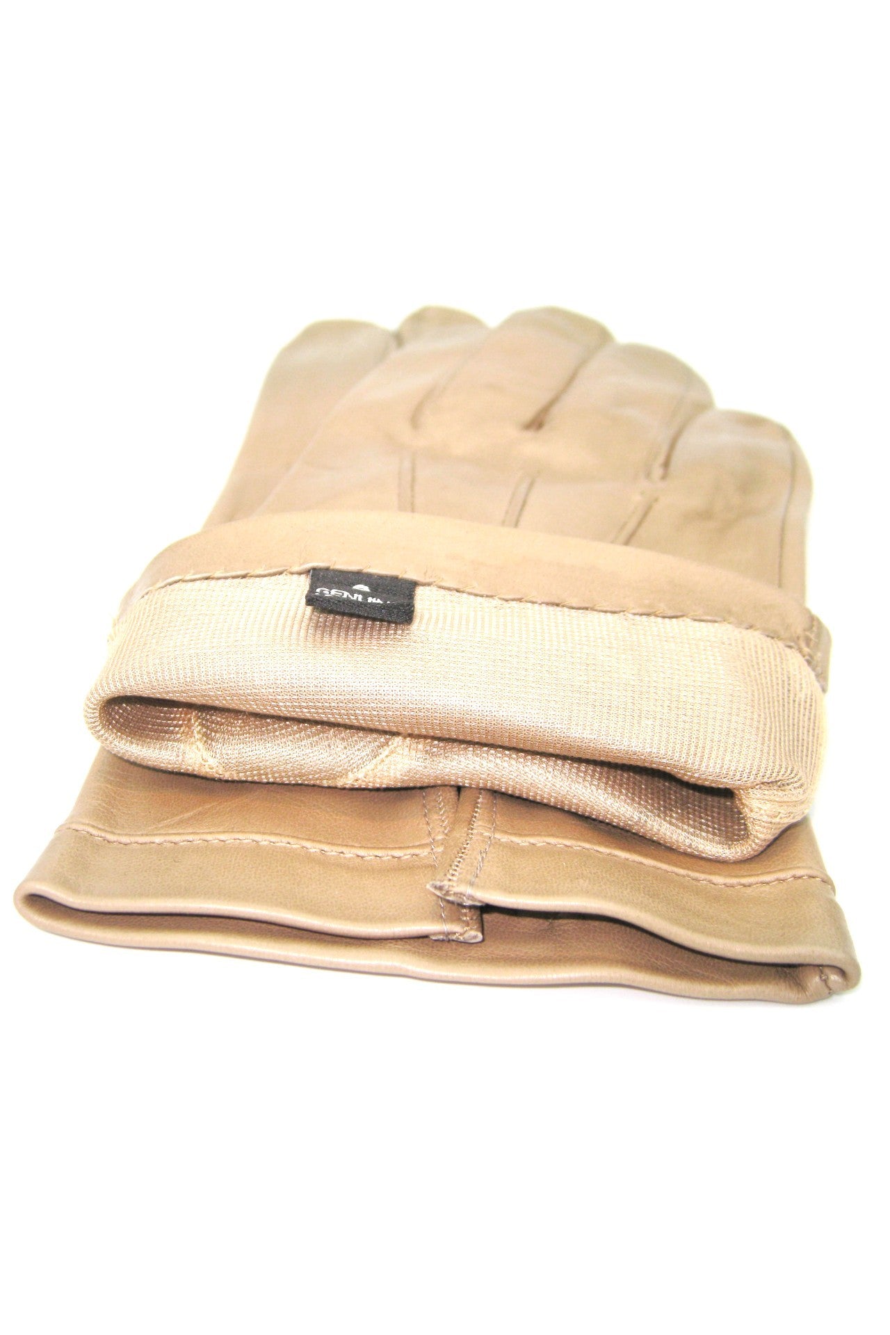 sermoneta-gloves-guanto-classico-uomo-in-nappa-con-fodera-in-seta-toupe image 4