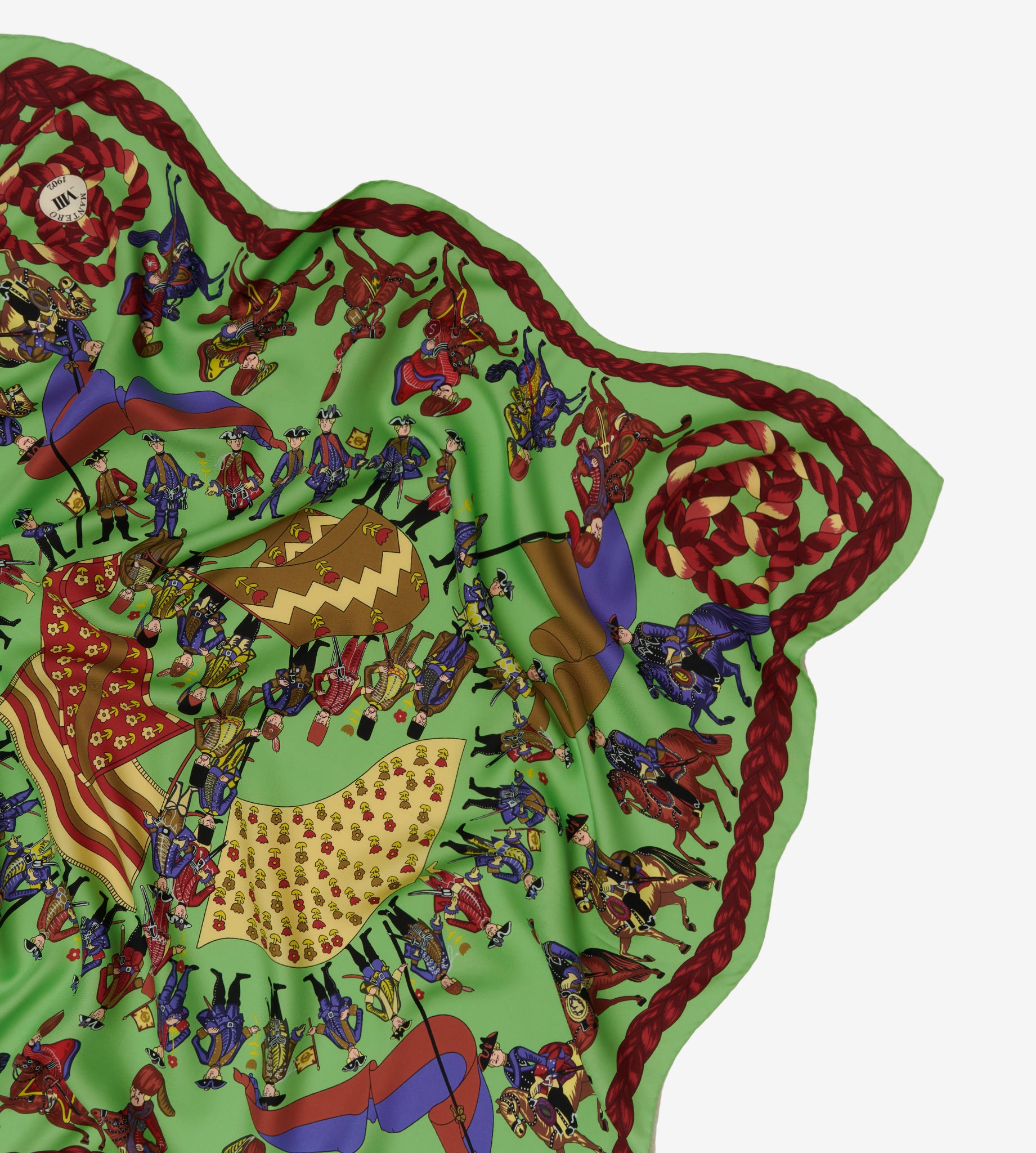mantero-1902-archivio-n-51-risiko-foulard-classico-90x90-cm image 4