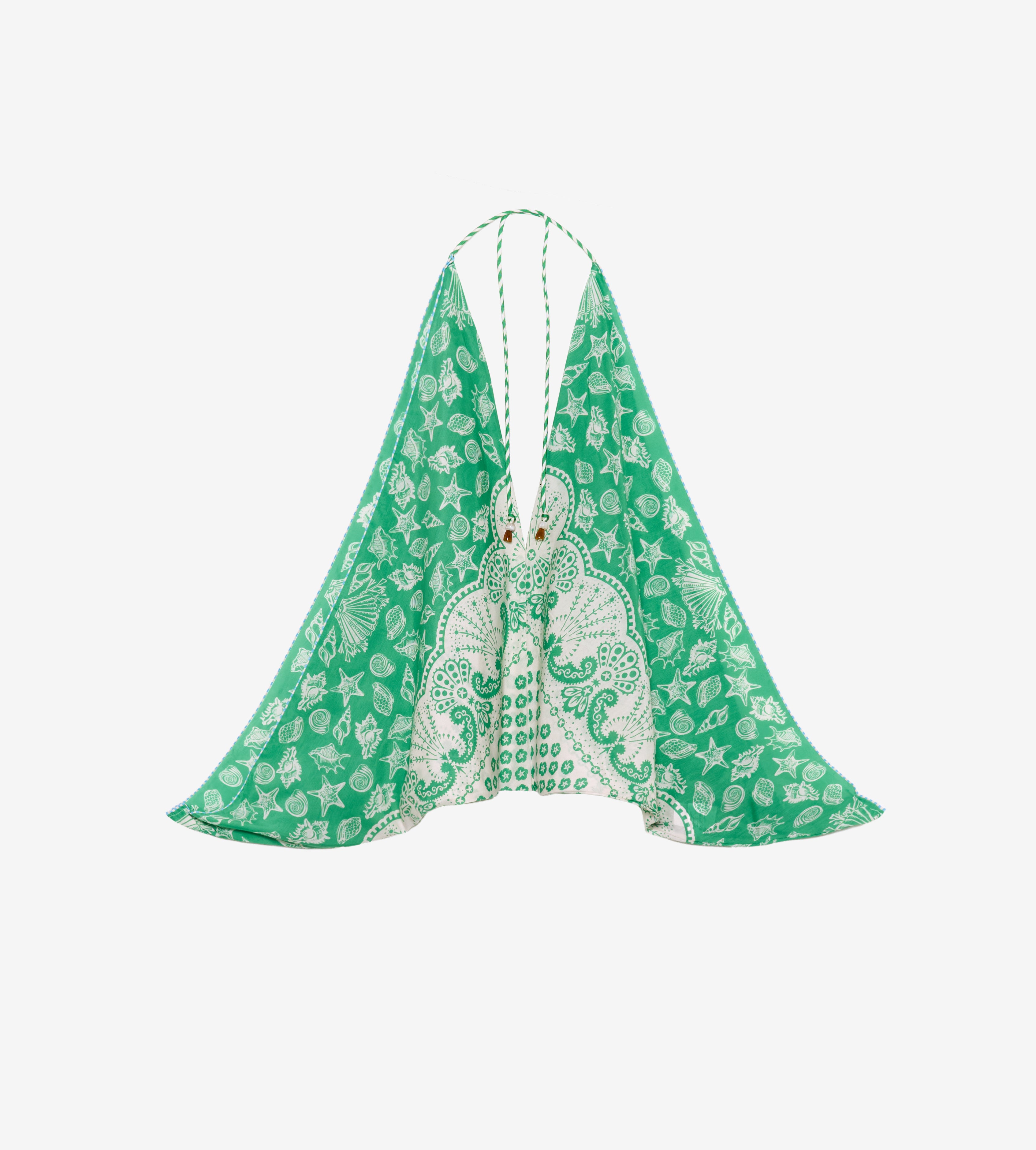 mantero-1902-erita-top-da-foulard-90x90-cm-taglia-unica image 1