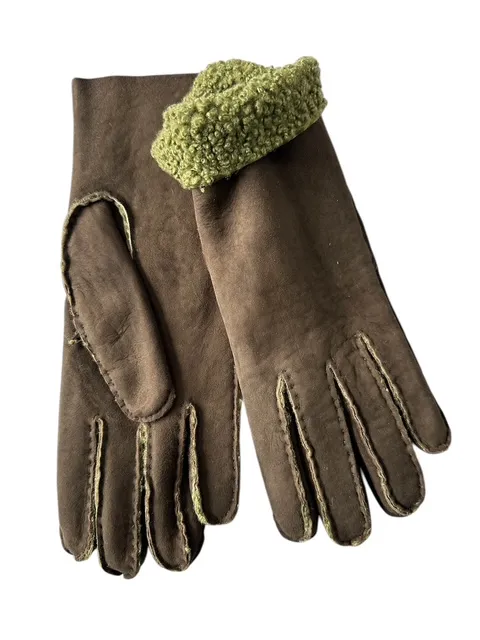 merola-gloves-guanti-in-pelliccia-shearling-cuciti-a-mano-made-in-italy-marrone- image 1