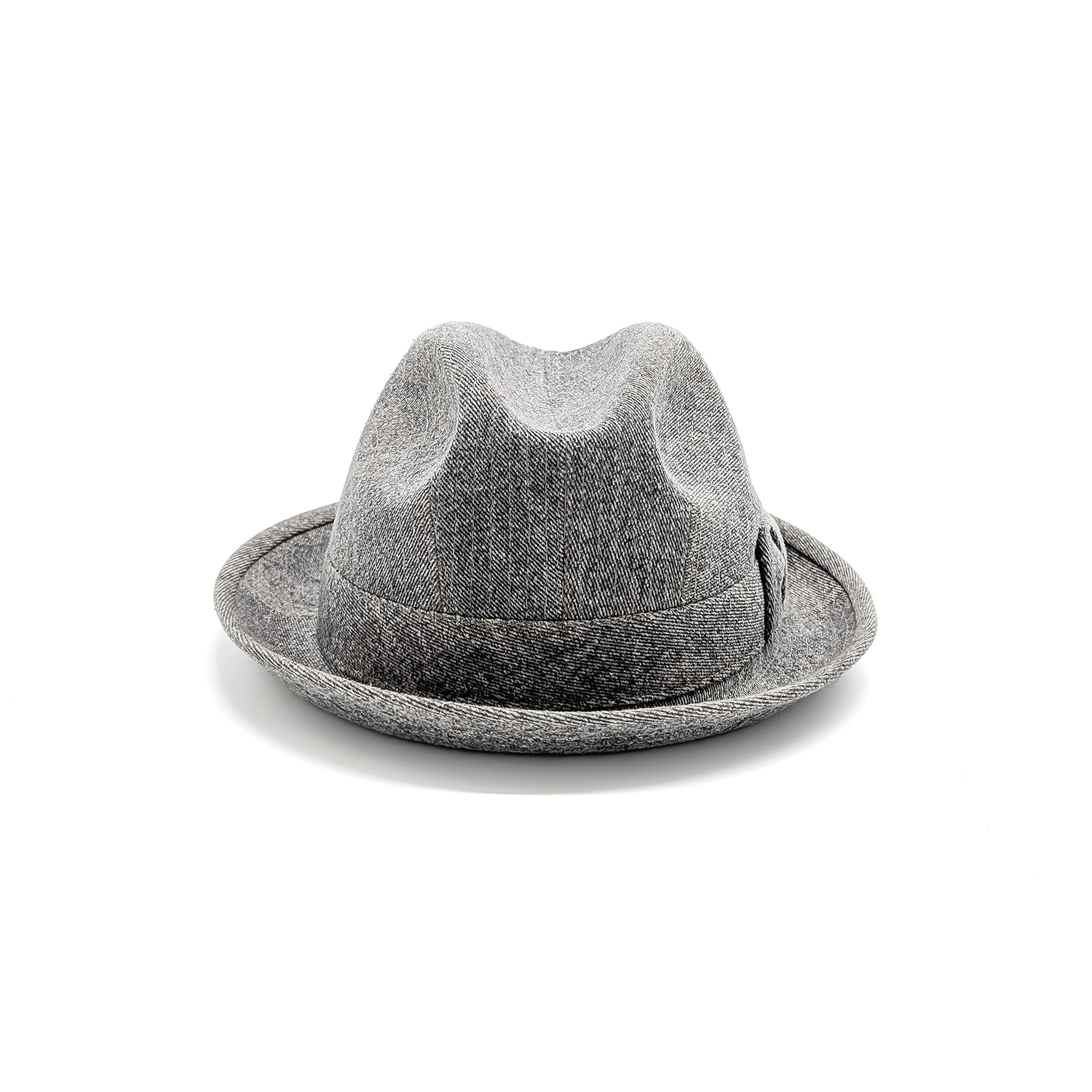 doria-1905-sabino-cappello-fedora-in-denim-raw-black image 4