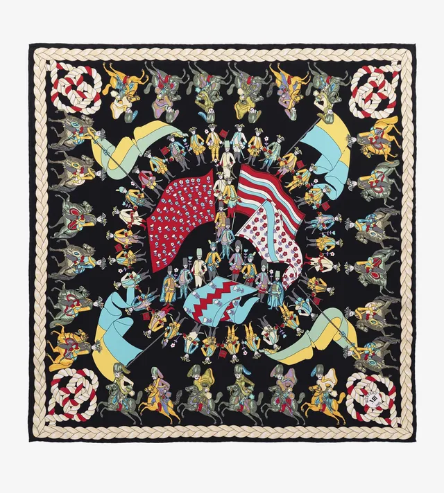 mantero-1902-archivio-n-51-risiko-classic-carr-90x90-cm image 1