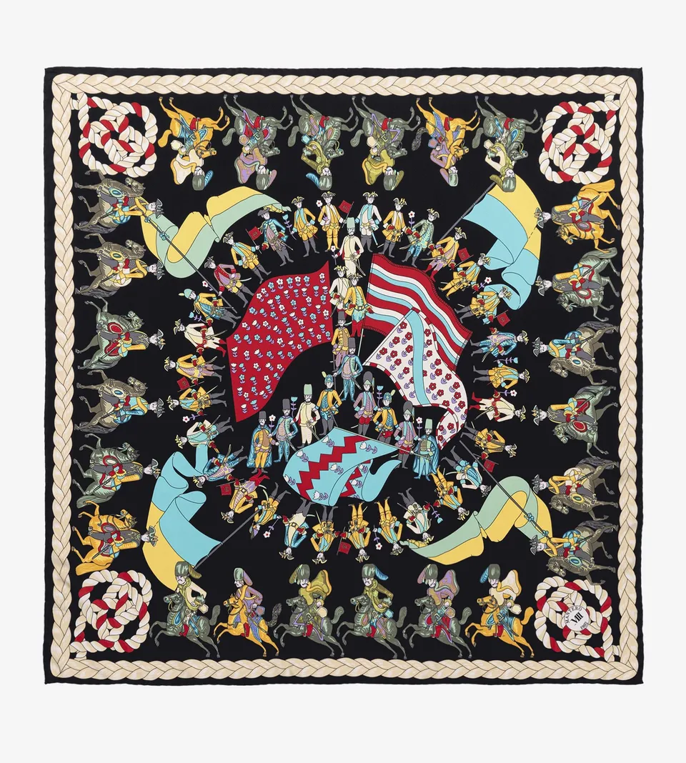 mantero-1902-archivio-n-51-risiko-classic-carr-90x90-cm image 1