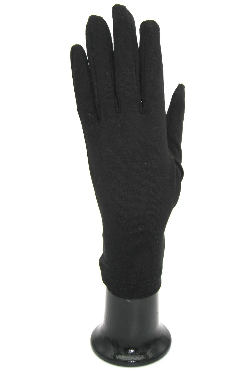 sermoneta-gloves-guanto-in-cotone-nero image 1