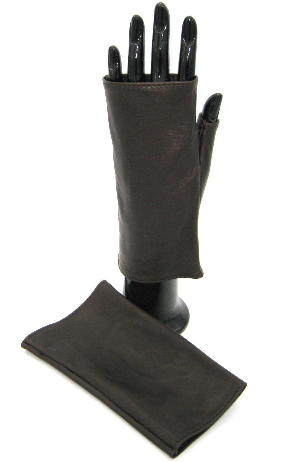 sermoneta-gloves-manicotto-in-nappa-2bt-foderato-in-seta-t-moro image 4