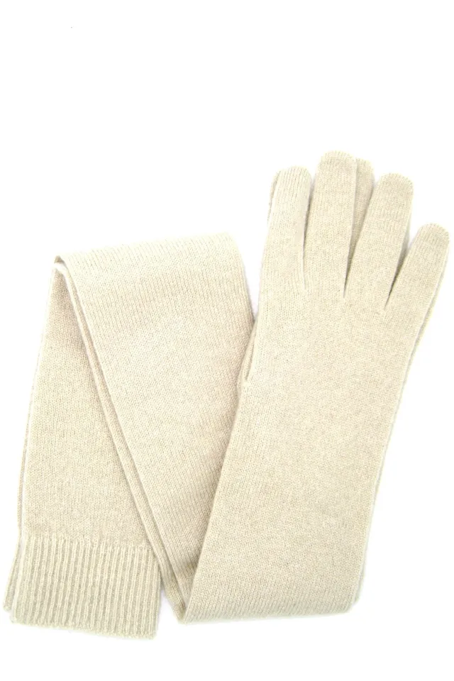 sermoneta-gloves-guanto-16bt-in-cashmere-100-panna image 1