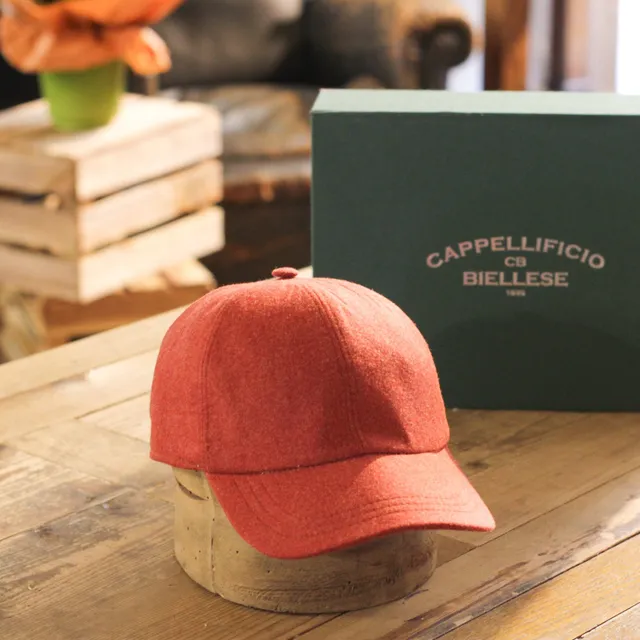 cappellificio-biellese-1935-baseball-lp-rosso-autunnale-aw25 image 1