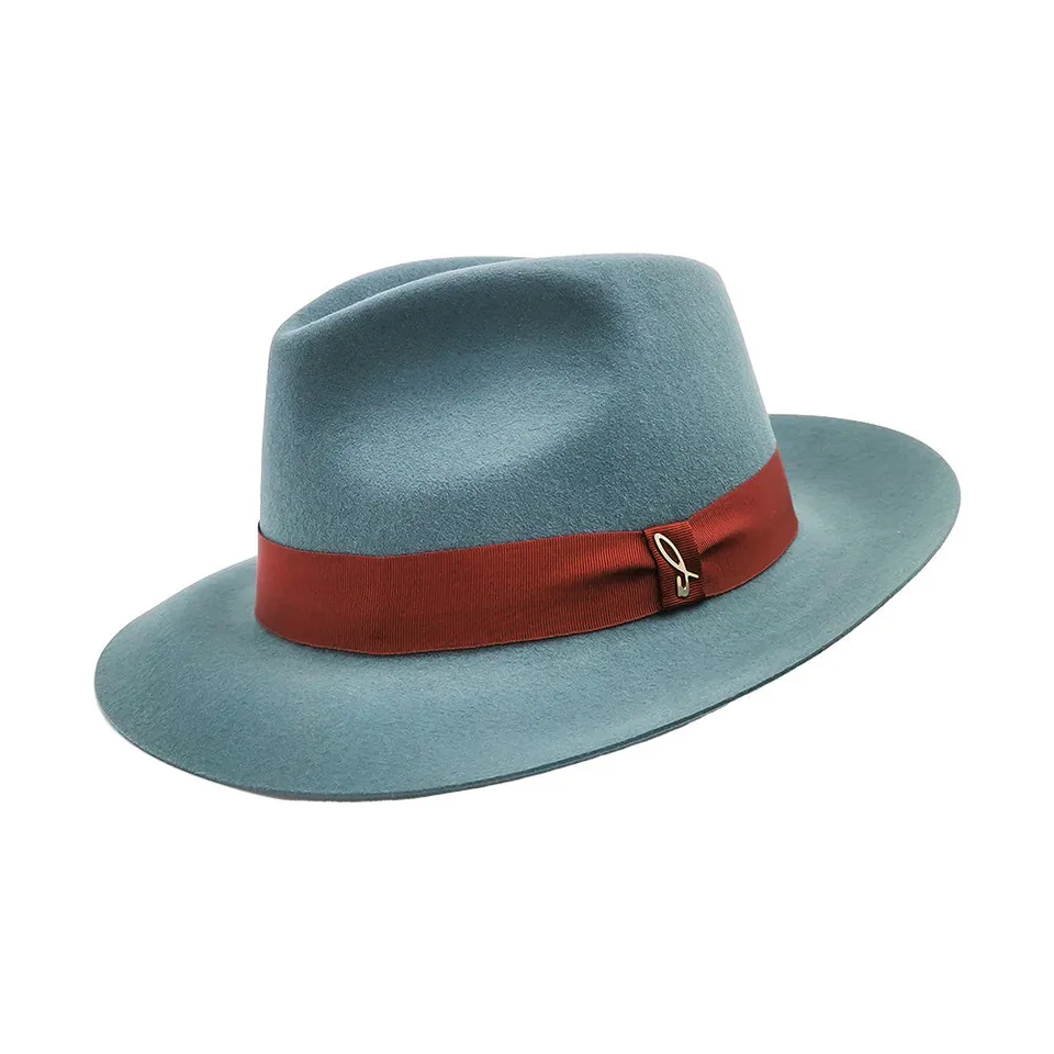 doria-1905-drop-cappello-in-feltro-di-lapin-rasato-azzurro image 1