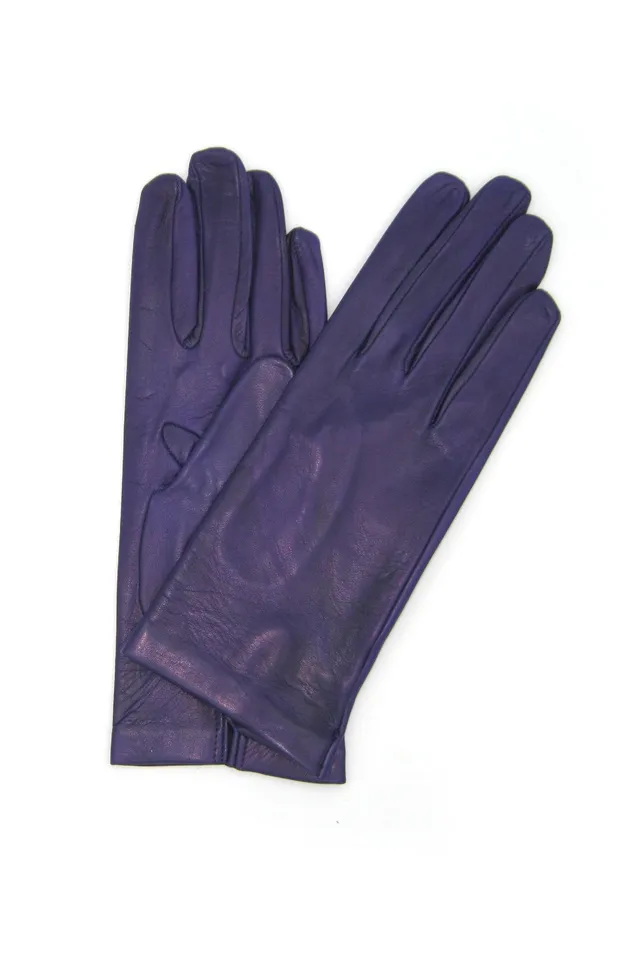 sermoneta-gloves-guanto-classico-in-nappa-sfoderato-lungo-al-polso-viola image 1