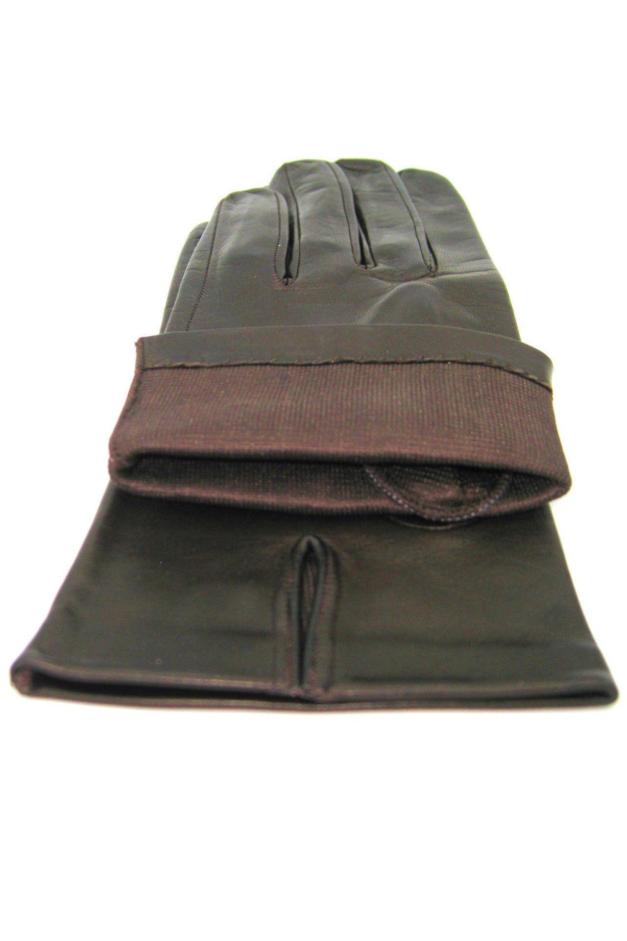 sermoneta-gloves-guanto-classico-2bt-in-nappa-con-fodera-in-seta-t-moro image 4