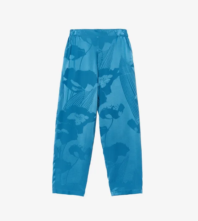 mantero-1902-doris-pantaloni-cropped-in-seta-2 image 1