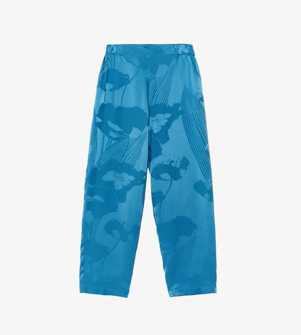 mantero-1902-doris-pantaloni-cropped-in-seta-2 image 1