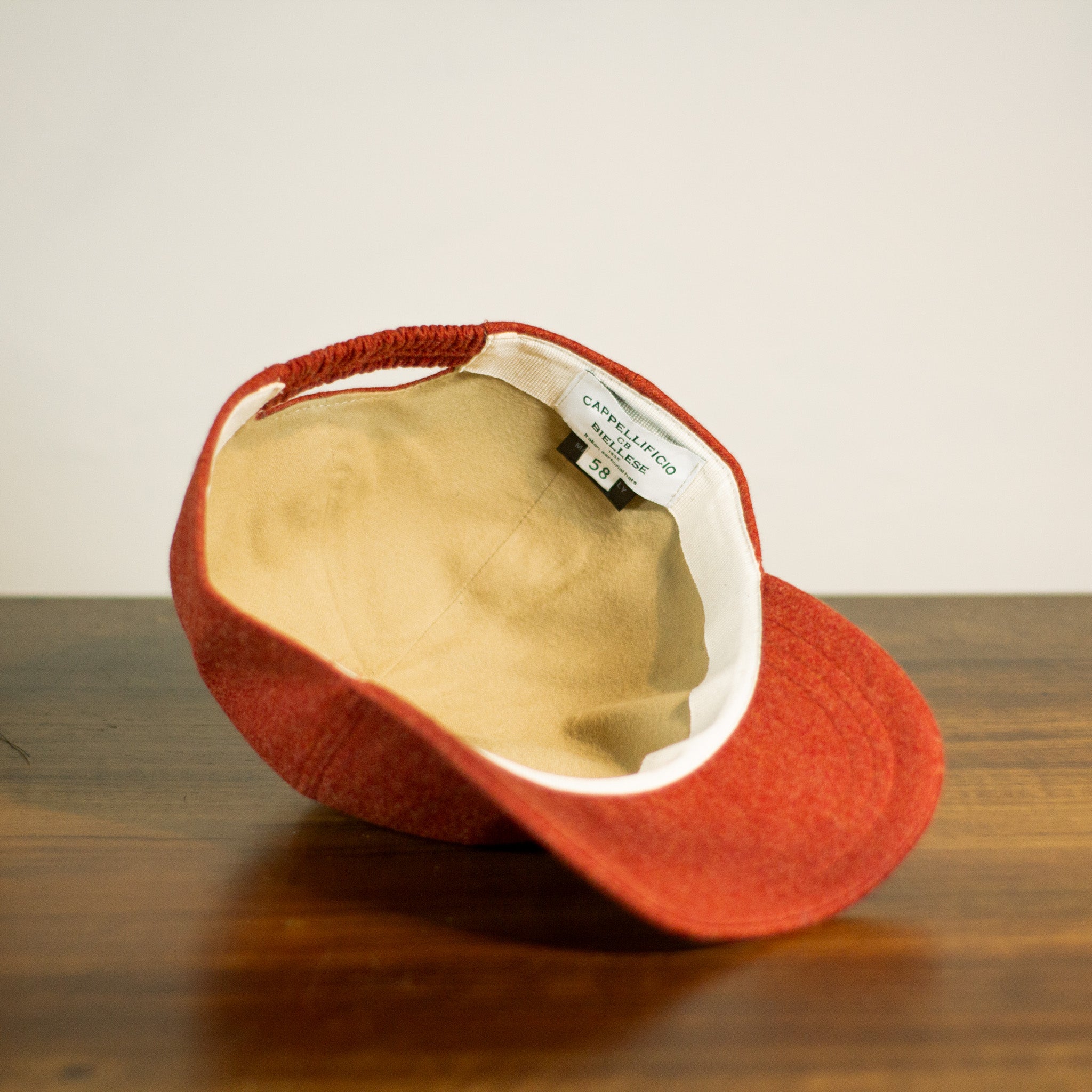 cappellificio-biellese-1935-baseball-lp-rosso-autunnale-aw25 image 5
