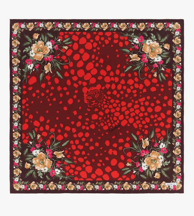 foulard-majorelle-mantero-1902-small-carr-70x70-cm-orlo-a-roulottage-made-in-ita image 1