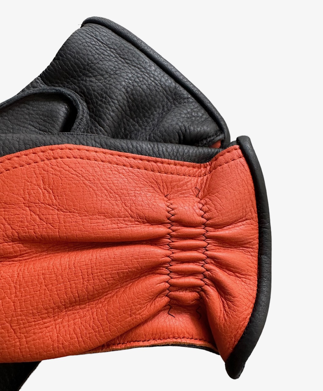 merola-gloves-guanti-in-pelle-di-daino-bicolore-foderati-in-cashmere image 2