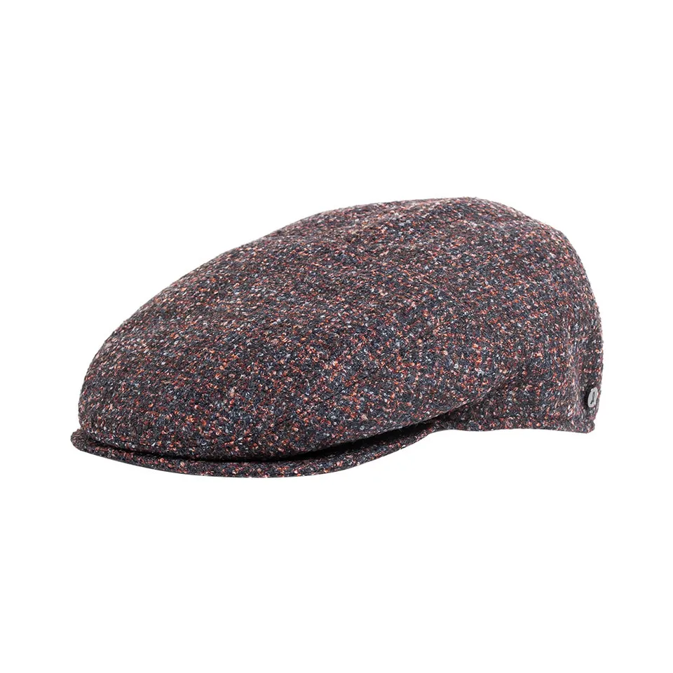 doria-1905-felix-berretto-sfilato-tweed-grigio-fumo-bauxite image 1