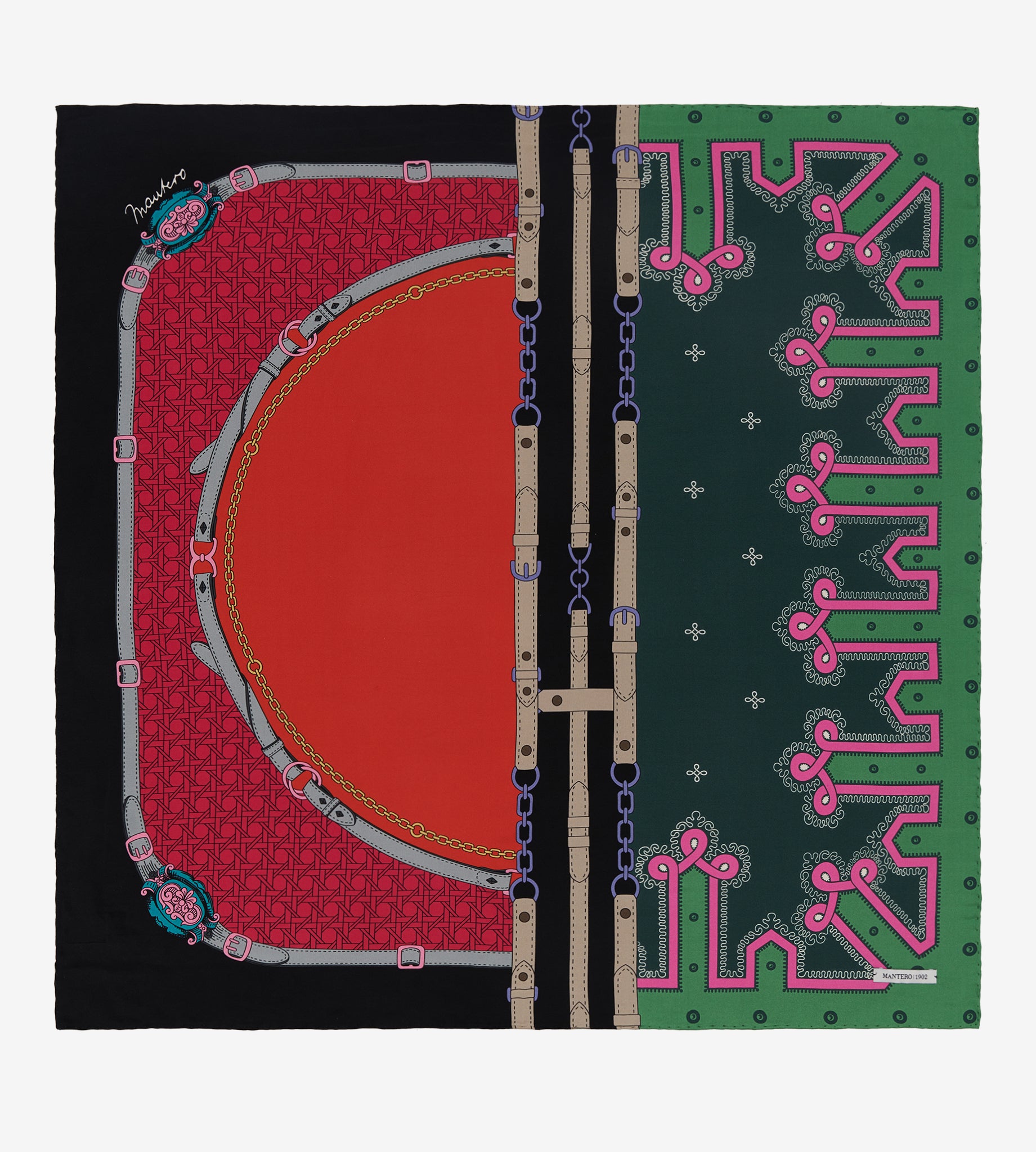 mantero-1902-rising-trot-small-carr-70x70-cm image 1