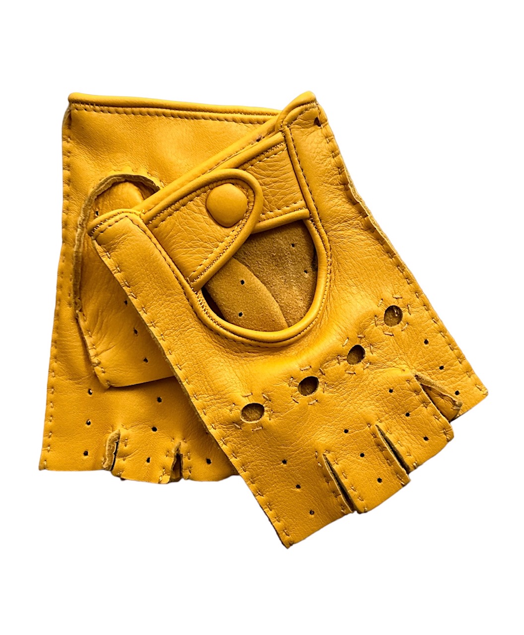 merola-gloves-guanti-da-guida-in-pelle-di-cervo-senza-dita-cuciti-a-mano image 1