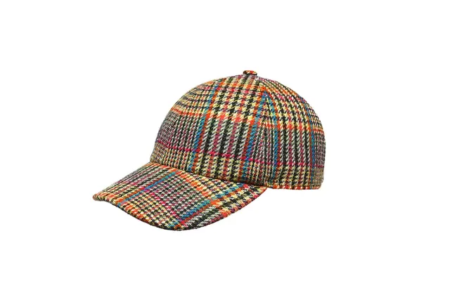 grevi-artgal-berretto-baseball-invernale-tartan-principe-di-galles image 1