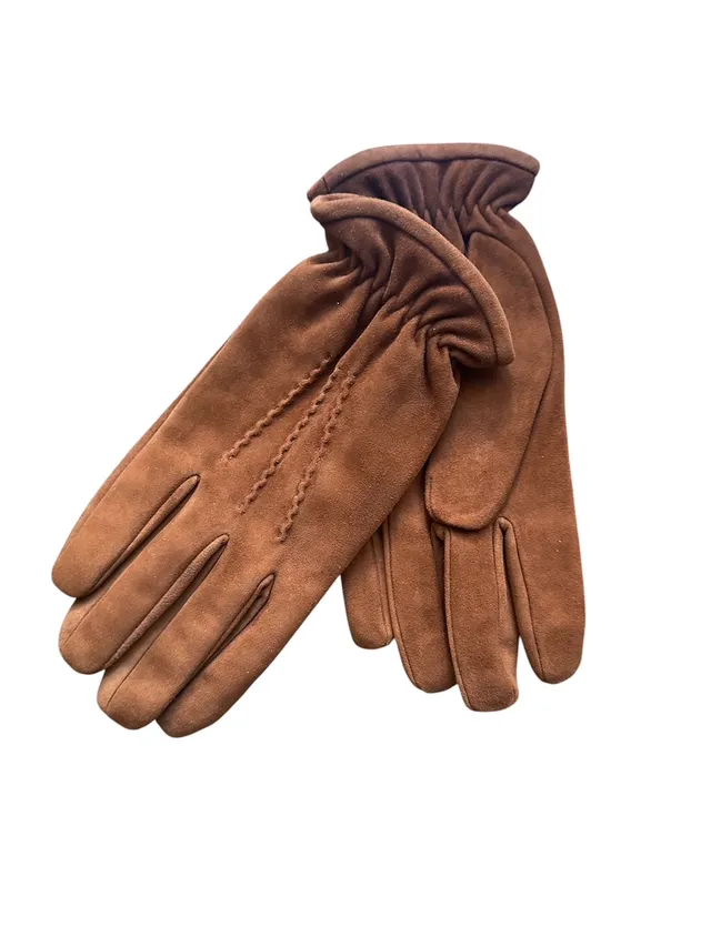 merola-gloves-guanti-in-pelle-scamosciata-con-fodera-in-cashmere-made-in-italy-t image 1