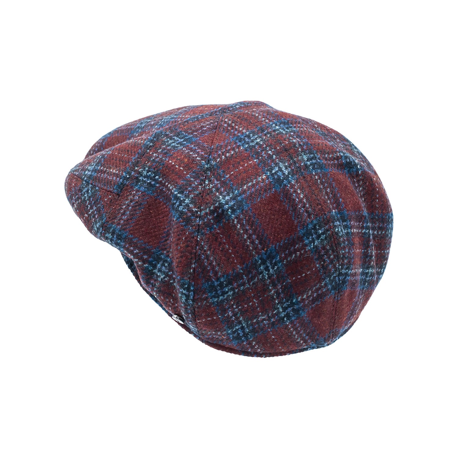 doria-1905-felix-coppola-lana-vergine-tartan-rosso-blu-notte image 2