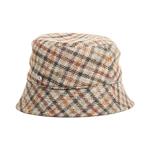 doria-1905-samuel-k-cappello-bucket-check-loden-olivo-tabacco image 1
