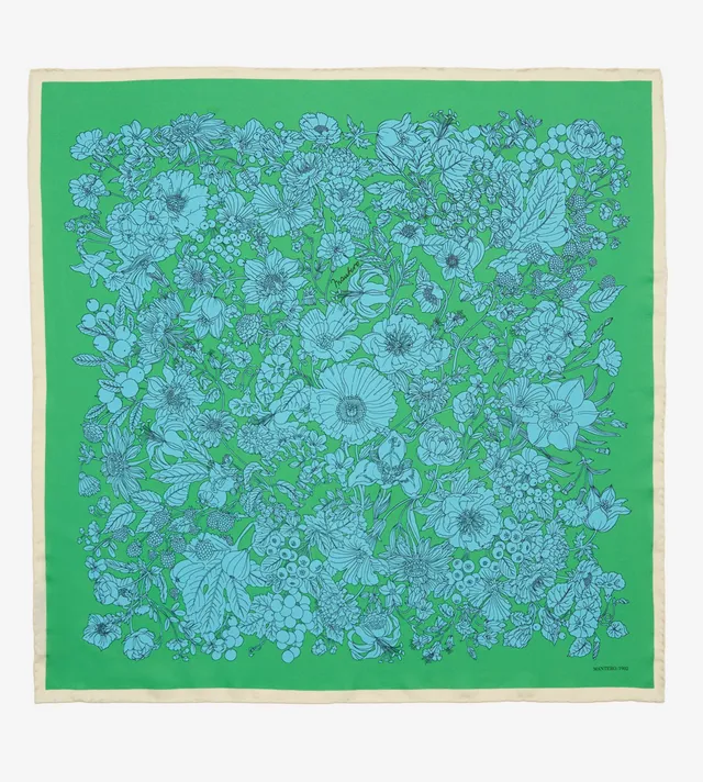 mantero-1902-midnight-fleur-carr-piccolo-70x70-cm-in-seta-orlo-a-mano-roulottage image 1