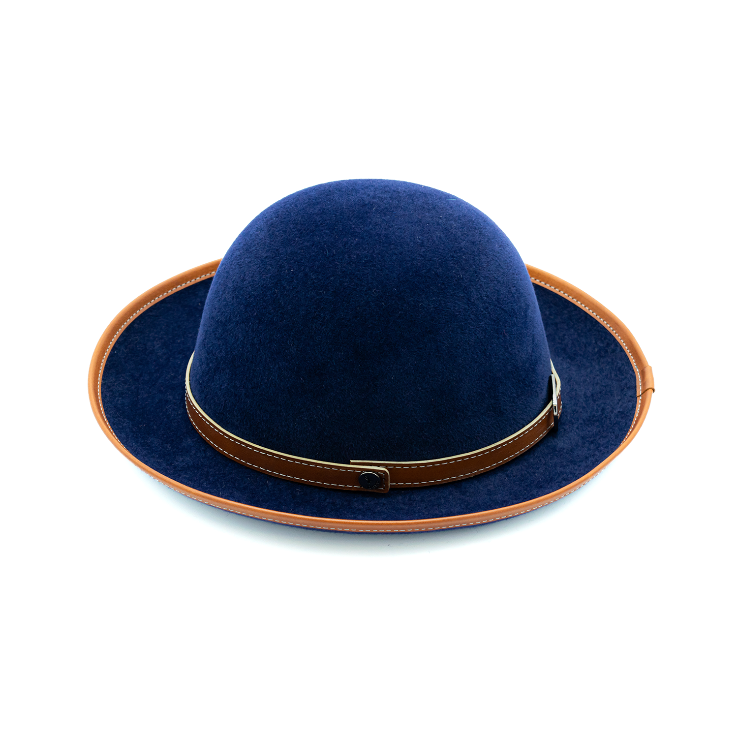 doria-1905-roller-cappello-arrotolabile-in-feltro-di-lapin-blu image 2