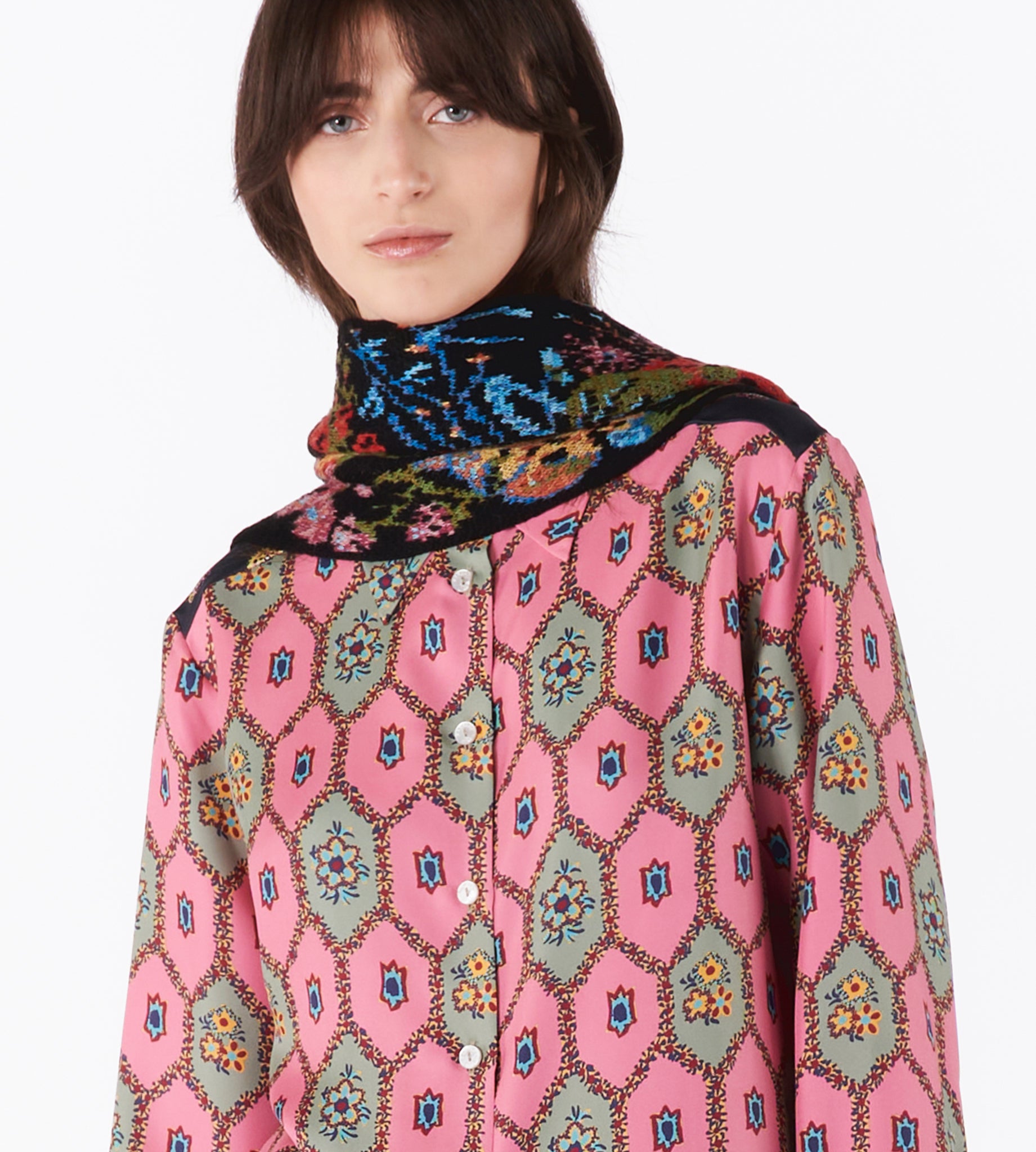 mantero-1902-martin-sciarpa-in-lana-jacquard-25x180-cm image 3